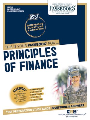 cover image of PRINCIPLES OF FINANCE